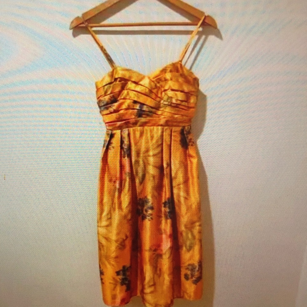 Floral Yellow Dress